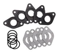 HiyyFloy Joints De Collecteur D'admission De Carburateur 20 Mm avec Joint Torique, Remplacement Universel pour Motos Tout-Terrain 50, 70, 90, 110, 125, Scooter, Kart