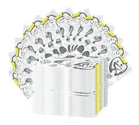 HiyyFloy Lot de 125 Bavoirs Dentaires 33 X 45,7 Cm, Imperméables, pour Salon De Manucure, Fournitures Techniques pour Les Ongles Les Dentaires