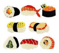 HiyyFloy Lot De 8 Patchs Brodés Amusants À Repasser, Style Japonais, À Coudre Ou À Broder, pour Vêtements