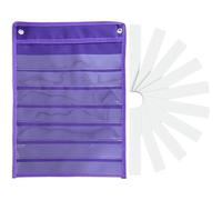 HiyyFloy Magnétique Suspendu, Pochette De Rangement Murale pour Salle De Classe, Emploi du Temps Quotidien, Tableau De Poche Magnétique, Ressource Pédagogique, Aides À Physique