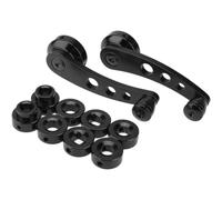 HiyyFloy Manivelle De Rechange pour Fenêtre De Voiture, Lève-vitre, Manivelle, Rehausseur, Alliage D'aluminium, Accessoires pour Porte De Wagon