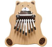 HiyyFloy Mini Kalimba À 8 Touches, Instrument À Main Mignon pour L'apprentissage Précoce, Design De Dessin Animé, Idéal pour Les Enfants, Idéal Cadeau Professionnel