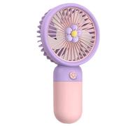 HiyyFloy Mini Ventilateur Portable, Ventilateur Portatif Rechargeable par USB, Petits Ventilateurs De Refroidissement Mignons, Ventilateurs De Poche Légers pour Les Voyages Intérieurs Extérieurs