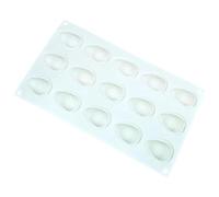 HiyyFloy Moule en Silicone en Forme De Fraise pour Cuisson De Gâteaux Mousse, Desserts Aux Fruits Français, Pâtisseries, Chocolats, Glaces, Décorations De Gâteaux, Moule en Forme De Fraise 3D