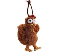 HiyyFloy Porte-clés Poule en Peluche Amusante Pondeuse D'œufs, Pendentif Poule Mignonne, Breloque pour, Pendentif, Décoration À Suspendre À Un À Dos