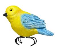 HiyyFloy Statue D'oiseau De Jardin en Résine, Décoration pour Pot De Fleurs, Idéale pour Un Arbre, Une Clôture, Un Balcon Ou Une Terrasse. Figurine D'oiseau en Résine pour Décorer Un Pot De Fleurs.