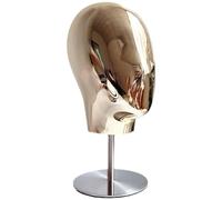 HiyyFloy Support De Tête De Perruque en Métal, Support De Tête De Mannequin, Présentoir De Chapeau, Modèle De Tête De Mannequin Autoportant, Support De Chapeau pour Magasin, Centre Commercial, Salon