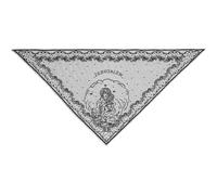 HiyyFloy Voiles De Chapelle Mantille De Messe Catholique - Vierge Enfant Broderie Dentelle Triangle Couvre-Chef Voile D'église Floral