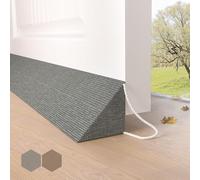 HIZH Boudin de porte robuste amélioré pour portes, design cale extra épais de 90 cm, scelle de grands espaces jusqu'à 7,6 cm, butée de porte lestée pour insonorisation, blocage de la lumière et