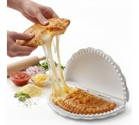 HIZH Tortilla Wrap Sealer & Moule à raviolis - Design unique en forme de coquillage pour enveloppements de 25 à 30 cm - Machine à burrito anti-fuite - Gadget de cuisine lavable au lave-vaisselle pour