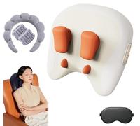Hizoo Ensemble de massage pour le cou, masseur fixe du cou et des épaules, massage shiatsu 3D pour soulager la douleur et les tensions musculaires, détendez-vous et profitez d'une pause paisible du