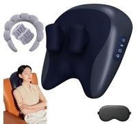 Hizoo Ensemble de massage pour le cou, masseur fixe du cou et des épaules, massage shiatsu 3D pour soulager la douleur et les tensions musculaires, détendez-vous et profitez d'une pause paisible du