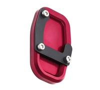 HIZORB Béquille latérale Extension De Béquille Latérale De Moto, 1 Pièce, pour Ducati Hyperstrada 821 2013 2014 2015(Rosso)