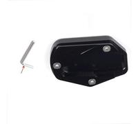 HIZORB Béquille latérale pour H-Onda Forza 125 2018-2020 2021 2022 2023 2024 Moto CNC Béquille Pied Béquille Latérale Rallonge Plaque De Support Agrandir Support(Nero)