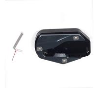 HIZORB Béquille latérale pour H-Onda Forza 125 2018-2020 2021 2022 2023 2024 Moto CNC Béquille Pied Béquille Latérale Rallonge Plaque De Support Agrandir Support(Grey)