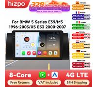 Hizpo 2 din Android Auto Radio pour BMW 5 E39 1995 - 2003 E53 X5 M5 Carplay 4G voiture multimédia GPS 2din systèmes de voiture intelligente AI voix QS8 (8GB 128GB)