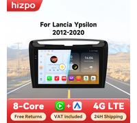 Hizpo 2 Din Android Autoradio pour Lancia Ypsilon 2012 - 2020 lecteur multimédia stéréo unité principale Autoradio GPS Navigation Carplay P1 (1GB 32GB)