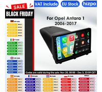 Hizpo 2 Din Autoradio pour Opel Antara 1 2006 - 2017 lecteur multimédia CarPlay Android Auto GPS Bluetooth WIFI FM Autoradio AI S1 (8 cœurs, 3G, 32G)