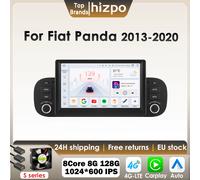 Hizpo 2Din Android 13 autoradio pour Fiat Panda 2013 - 2020 voiture multimédia GPS lecteur sans fil CarPlay AUTO DSP 4G DSP BT UIS7862 P2-CP AHDC6