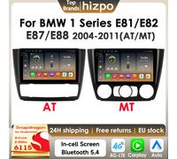 Hizpo 8Core 2Din Android 14 autoradio pour BMW série 1 E81 E82 E87 E88 AT MT CarPlay 4G BT5.4 DSP GPS par Qualcomm Snapdragon6115 QS1 (8Core 3G 32G) B