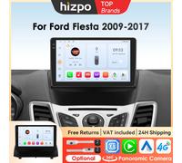 Hizpo 9 pouces dispositifs électroniques de voiture pour Ford Fiesta 2009 - 2017 lecteur multimédia Radio CarPlay 4G GPS Navigation unité principale WIFI QS4 (8cores-4G 32G)