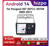 Hizpo Autoradio CarPlay Android 9" 2DIN GPS RDS DSP 4G BT KIT 307 QS1 (8Core 3G 32G) C