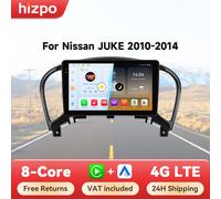 Hizpo Autoradio pour Nissan Juke YF15 2010 - 2014 Carplay 4G lecteur vidéo multimédia GPS Autoradio AI voix 2 Din Android Auto BT QS4 (4GB 32GB)-Type B