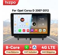 Hizpo Octa Core autoradio stéréo pour Opel Corsa D 2007-2012 2 Din Android 14 lecteur multimédia GPS Navi 4G Wifi 8 + 128G 6115 DSP P2CP (2GB 32GB)