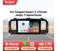 Hizpo sans fil CarPlay Android Auto pour Peugeot Expert 3 citroën Jumpy 3 SpaceTourer 2016 - 2021 autoradio multimédia vidéo GPS W1 (2GB 32GB)
