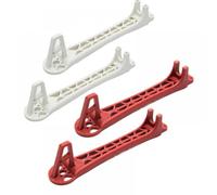 HJ - Bras de Cadre de Remplacement Compatible avec quadricoptère, Compatible avec la Roue à Flamme F450 F550 RC Drone, Lot de 4 pièces(2 White 2 Red)