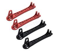 HJ - Bras de Cadre de Remplacement Compatible avec quadricoptère, Compatible avec la Roue à Flamme F450 F550 RC Drone, Lot de 4 pièces(2 Red 2 Black)