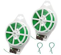 HJ-fuzhou Liens de Jardinage pour Ligatures 100m Fil de Fer Jardin Vert- Attache Plante Grimpante avec Cutter Fil Plastifié Soft, Fil Torsadé pour Plantes, Vignes, Arbustes et Fleurs (100m*2)