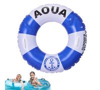 Hjatirace Anneau de Piscine Gonflable, Anneaux de Natation pour - Tubes de Natation pour Dispositif de flottaison jetable avec poignée - Tubes de Piscine, Anneau de Sauvetage, flotteurs de Conception