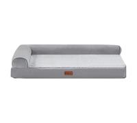 Hjatirace Big Washable Dog Sofa Beds, Supportive Foam Cat Sofa, Washable Dog Bed, Puppy Sofa Removable Pillow Cover, Supportive Dog Bed, Easy to Use, Portable for Large Dog Pets Puppy