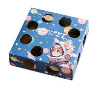 Hjatirace Cat Puzzle Toy Box, Interactive Kitten Toy, Whack Mole Electric Toy, Interactive Entertainment Kitten Toy, Interactive Entertainment Kitten Toy, Easy to Use, Portable for Indoor Cats