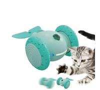 Hjatirace Cat Rolling Toy, Electric Smart Moving Toys, Cute Cat Toy, Battery Powered Cat Toy, Battery Powered Cute Cat Toy, Easy to Use, Portable for Entertainment Relaxing Playing