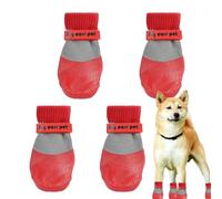 Hjatirace Couvre-Pattes pour Chiens, Bottes imperméables pour Chiots | Protecteurs de Pattes réutilisables pour la Neige hivernale - Couvre-Pieds Portables pour Chien des neiges, pour l'intérieur, la