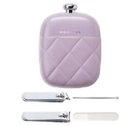 Hjatirace Ensemble De Coupe-Ongles - 4-En-1 Outil De Toilette En Acier Inoxydable | Ciseaux À Ongles Pour Femmes Avec Étui,Pour Hommes Personnes Âgées Lieu De Travail Voyage Domicile Manucure