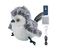 Hjatirace Interactive Cat Exercise Toys, Cat Toys Realistic Interactive Toys, Soft Cozy Kitten Toys, Realistic Flapping Bird Cat Toy, Flying Flapping Bird, Easy to Use, Portable for Active Play
