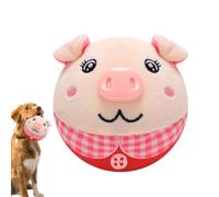 Hjatirace Jouet en peluche interactif pour animal de compagnie, jouet en peluche parlant polyvalent, balle pour chien qui bouge le son, jouet en peluche actif pour animal de compagnie, facile à