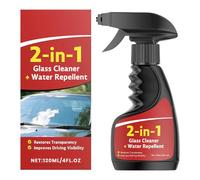 Hjatirace Nettoyant pour Vitres Automobile | Nettoyant Auto Profond 120ml Anti-Buée Invisible | Éliminateur de Film Gras Pour Surfaces Vitrées,pour Entretien Restauration