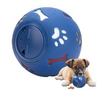 Hjatirace Puppy Toys Teething, Interactive Puppies Treat Dispenser Ball, Pet Supplies Pet Puzzle Ball Toy, Interactive Food Dispenser, Tough Chew Toys, Easy to Use, Portable for Pets