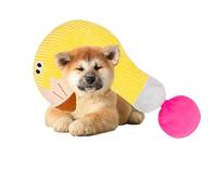 Hjatirace Question Shaped Dog Neck Pillow, Soft Question Mark Neck Pillow, Colorful Interactive Plush Dog Toys, Funny Chew Toy, Comfortable Sleeping Accessories, Easy to Use, Portable for Dogs Cats