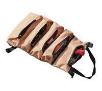 Hjatirace Rouleau à outils - Sac à outils portable pour le rangement du camping, petit sac à outils, organiseur étanche pour accessoires de tente pour l'extérieur, le camping, la randonnée, la chasse
