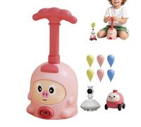 Hjatirace Set de Voiture Lanceur de Ballon | Activités Manuelles Amusantes à Propulsion Aérienne,Voiture À Ballon - Pour Maison Intérieur Cour Arrière-cour Jardin Terrasse Parc Fête d'Anniversaire Jeu