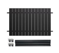 Hjatirace Table pliante pour voiture, table de jardin, table de pique-nique, installation rapide sur chariots compatibles, multi-usages, 75 x 55 cm, noir, pour une utilisation en extérieur