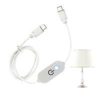 Hjatirace Variateur d'Intensité pour LED - Contrôle Tactile USB Type C - Régulateur de Luminosité avec Indicateur pour Bandes LED,Pour L'Éclairage De Bibliothèque Escalier Coiffeuse Bureau Chambre Et