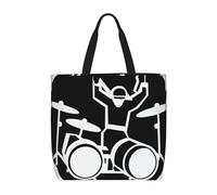 HJBNW Sac fourre-tout pour femme - Sac à bandoulière avec fermeture éclair - Grande capacité - Réutilisable, Batteur, Taille unique