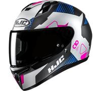 HJC C10 ASPA - M - C10 ASPA MC28SF - BLANC/ROSE/BLEU