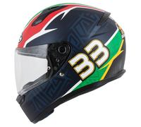 HJC C10 BB33 MC21SF Casque Intégral Mat/Bleu/Vert/Rouge L unisex